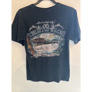 Vtg GRAPHIC PINEAPPLE WILLYS T-SHIRT ADULT Small Panama City